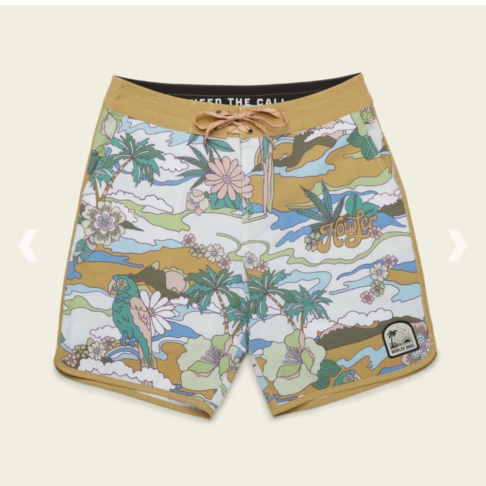 Howler brothers stretch bruja board shorts “Men”